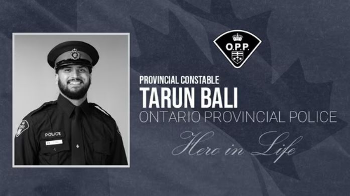 Indo-Canadian officer Tarun Bali killed in line of duty in Ontario
